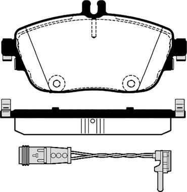 Raicam RA.1021.1 - Kit pastiglie freno, Freno a disco autozon.pro