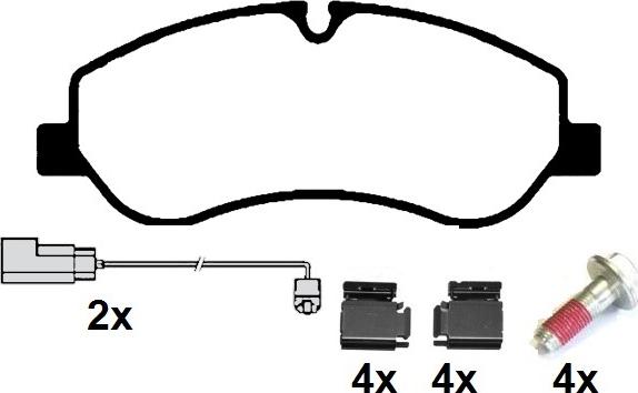 Raicam RA.1028.0K1 - Kit pastiglie freno, Freno a disco autozon.pro