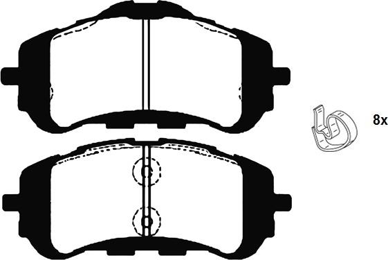 Raicam RA.1072.0 - Kit pastiglie freno, Freno a disco autozon.pro