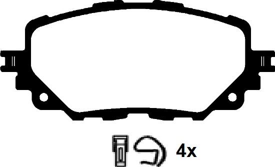 Raicam RA.1144.0 - Kit pastiglie freno, Freno a disco autozon.pro