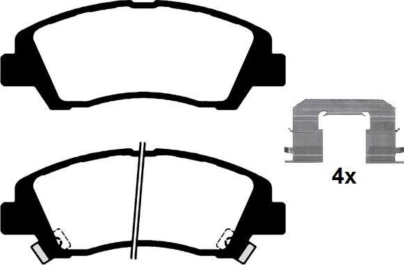 Raicam RA.1148.0K1 - Kit pastiglie freno, Freno a disco autozon.pro