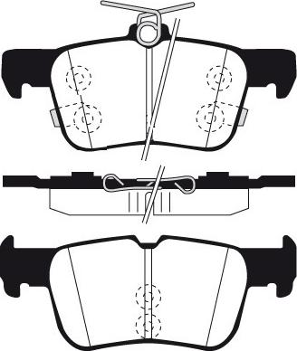 Raicam RA11125 - Kit pastiglie freno, Freno a disco autozon.pro