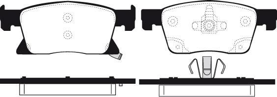 Raicam RA.1127.0 - Kit pastiglie freno, Freno a disco autozon.pro