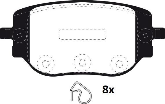 Raicam RA.1351.0 - Kit pastiglie freno, Freno a disco autozon.pro