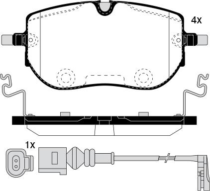 Raicam RA.1318.0 - Kit pastiglie freno, Freno a disco autozon.pro