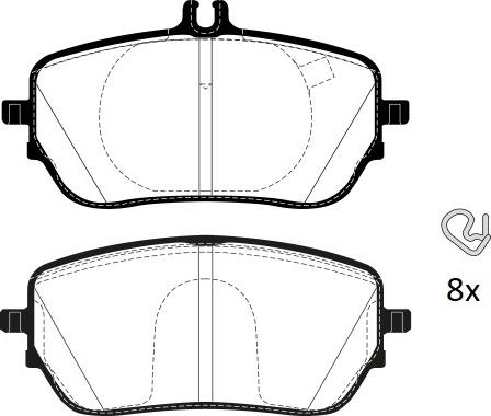 Raicam RA.1249.0 - Kit pastiglie freno, Freno a disco autozon.pro