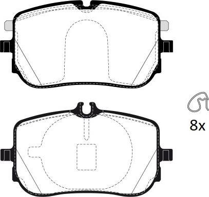 Raicam RA.1259.0 - Kit pastiglie freno, Freno a disco autozon.pro