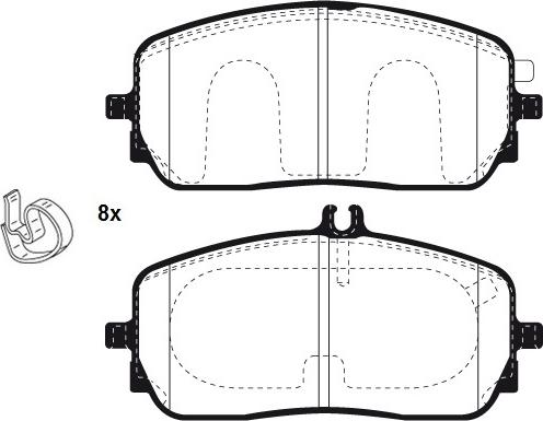 Raicam RA.1258.0 - Kit pastiglie freno, Freno a disco autozon.pro