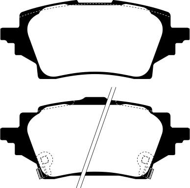 ATE LD5531 - Kit pastiglie freno, Freno a disco autozon.pro