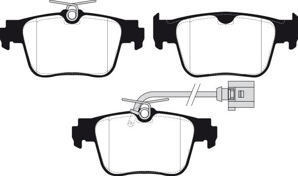 Raicam RA.1280.3 - Kit pastiglie freno, Freno a disco autozon.pro