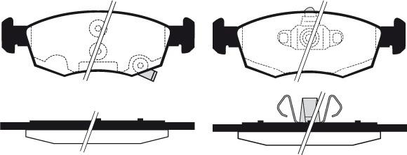 Raicam RA.1270.0 - Kit pastiglie freno, Freno a disco autozon.pro