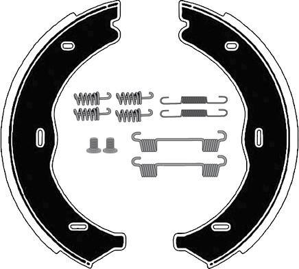 Raicam RA29081 - Kit ganasce, Freno stazionamento autozon.pro