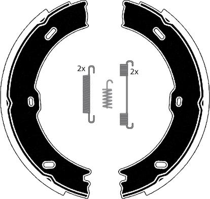 Raicam RA29301 - Kit ganasce, Freno stazionamento autozon.pro