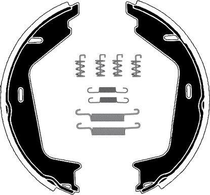 Raicam RA28371 - Kit ganasce, Freno stazionamento autozon.pro