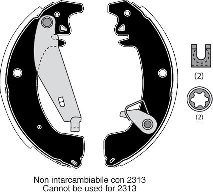 Raicam RA27620 - Kit ganasce freno autozon.pro