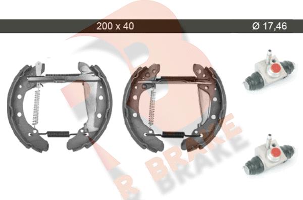 R Brake 79RBKT0099 - Kit ganasce freno autozon.pro