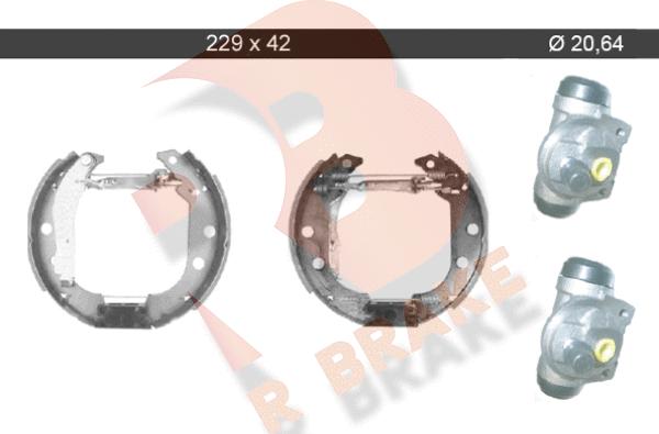 R Brake 79RBKT0046 - Kit ganasce freno autozon.pro