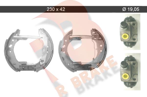 R Brake 79RBKT0041 - Kit ganasce freno autozon.pro