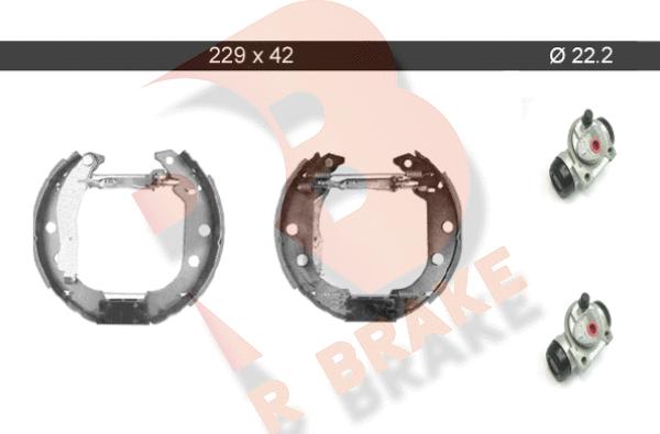 R Brake 79RBKT0048 - Kit ganasce freno autozon.pro