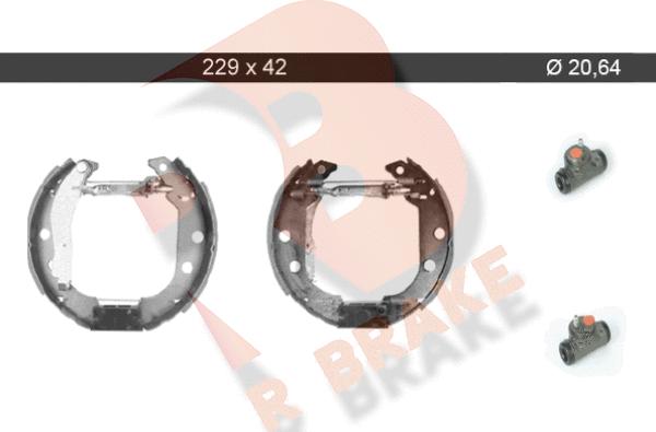 R Brake 79RBKT0047 - Kit ganasce freno autozon.pro