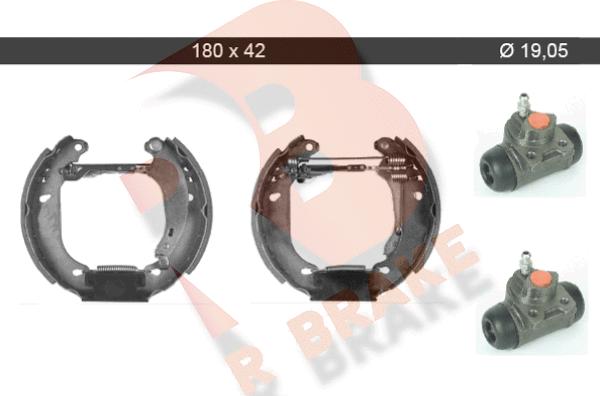 R Brake 79RBKT0059 - Kit ganasce freno autozon.pro