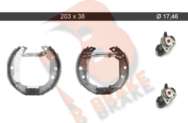 R Brake 79RBKT0050 - Kit ganasce freno autozon.pro