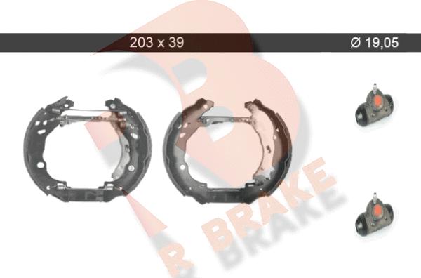 R Brake 79RBKT0051 - Kit ganasce freno autozon.pro