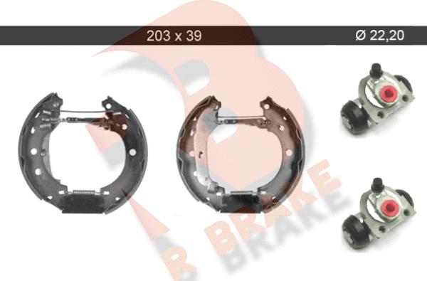 R Brake 79RBKT0053 - Kit ganasce freno autozon.pro