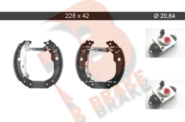 R Brake 79RBKT0069 - Kit ganasce freno autozon.pro