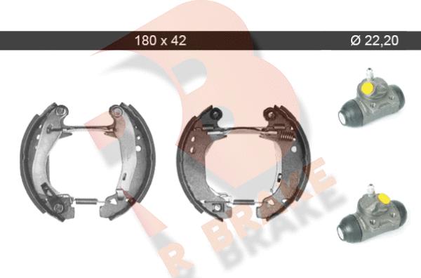 R Brake 79RBKT0065 - Kit ganasce freno autozon.pro