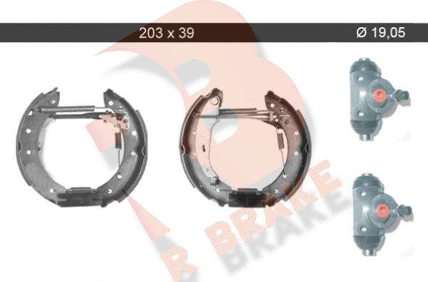 R Brake 79RBKT0067 - Kit ganasce freno autozon.pro