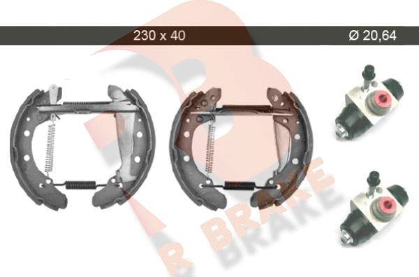 R Brake 79RBKT0004 - Kit ganasce freno autozon.pro