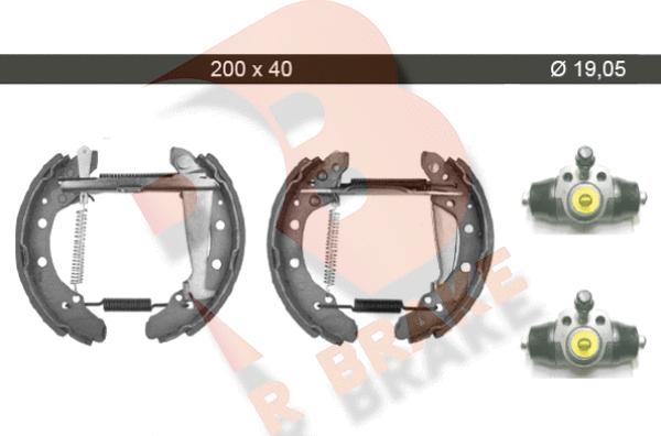 R Brake 79RBKT0003 - Kit ganasce freno autozon.pro