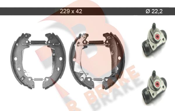 R Brake 79RBKT0016 - Kit ganasce freno autozon.pro