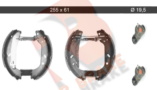 R Brake 79RBKT0018 - Kit ganasce freno autozon.pro