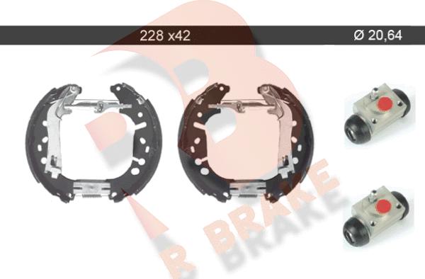 R Brake 79RBKT0017 - Kit ganasce freno autozon.pro