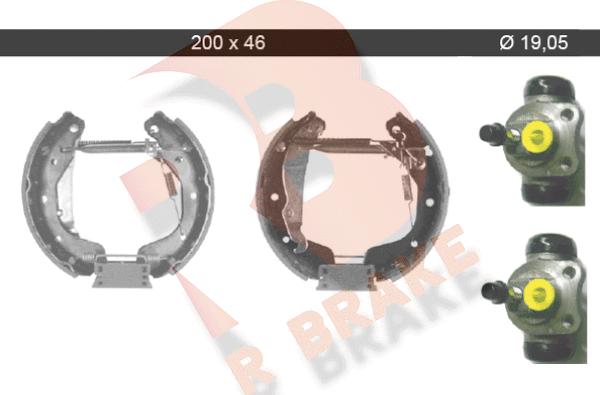 R Brake 79RBKT0085 - Kit ganasce freno autozon.pro