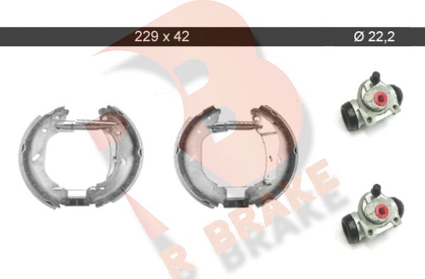 R Brake 79RBKT0086 - Kit ganasce freno autozon.pro