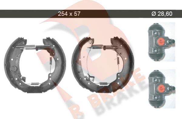 R Brake 79RBKT0080 - Kit ganasce freno autozon.pro