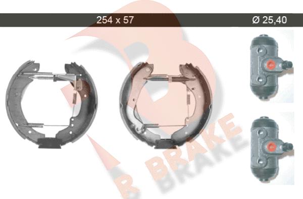 R Brake 79RBKT0081 - Kit ganasce freno autozon.pro