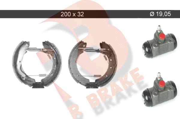 R Brake 79RBKT0082 - Kit ganasce freno autozon.pro