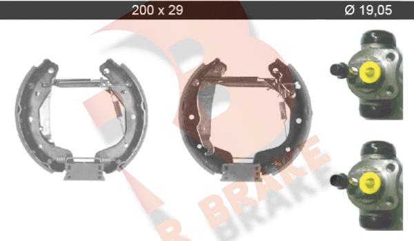 R Brake 79RBKT0039 - Kit ganasce freno autozon.pro