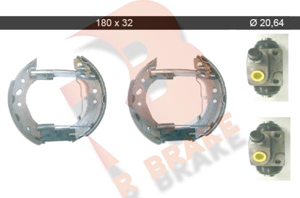 R Brake 79RBKT0031 - Kit ganasce freno autozon.pro