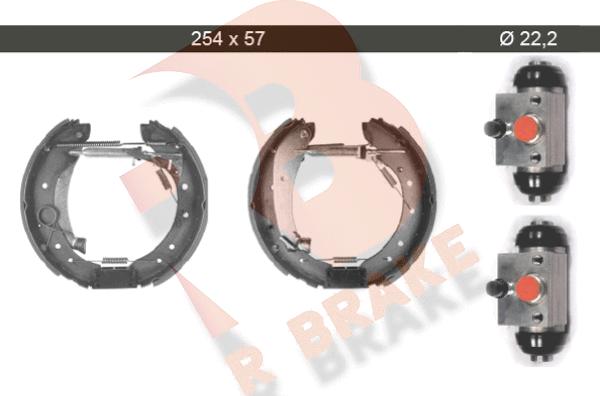 R Brake 79RBKT0020 - Kit ganasce freno autozon.pro