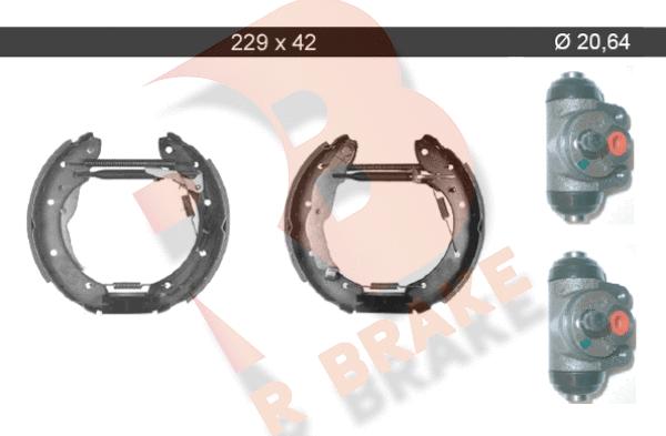 R Brake 79RBKT0070 - Kit ganasce freno autozon.pro