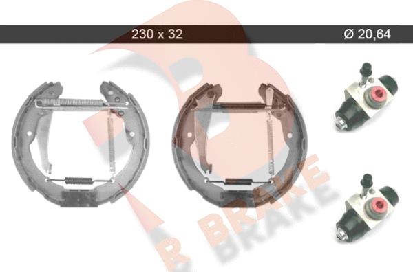 R Brake 79RBKT0073 - Kit ganasce freno autozon.pro