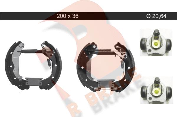 R Brake 79RBKT0141 - Kit ganasce freno autozon.pro