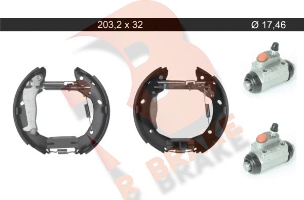 R Brake 79RBKT0147 - Kit ganasce freno autozon.pro