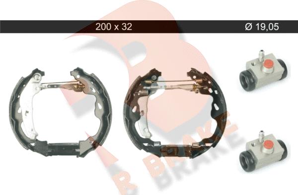 R Brake 79RBKT0109 - Kit ganasce freno autozon.pro