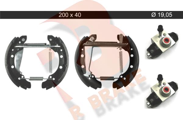 R Brake 79RBKT0106 - Kit ganasce freno autozon.pro